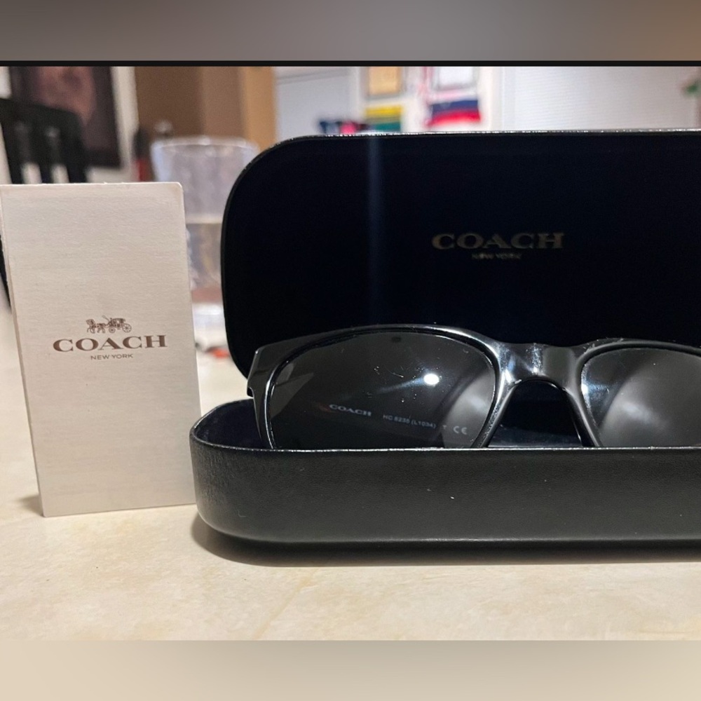 Coach Black Sunglasses with Case